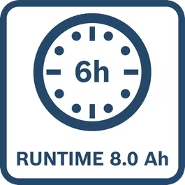  6 h运行时间